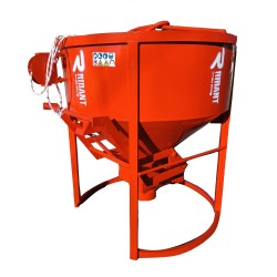 Cubo hormigon BVM descarga manguera