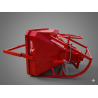Cubo hormigon acostado BDFQD con volante apertura mecanica