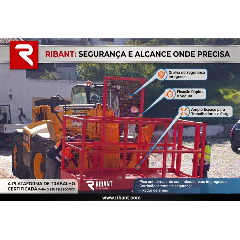 Telehandlers work plataforms